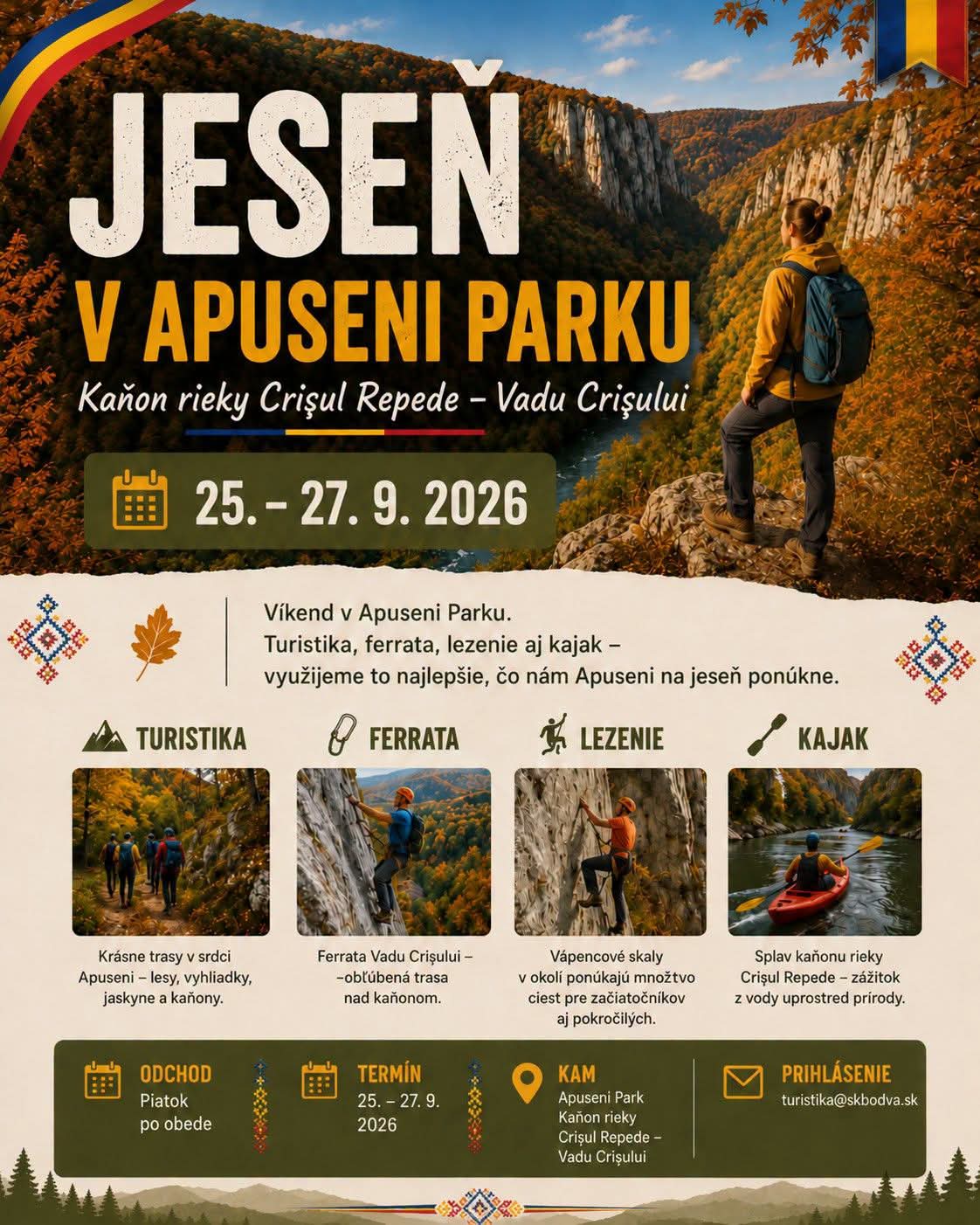 Šk Bodva jeseň v Apuseni