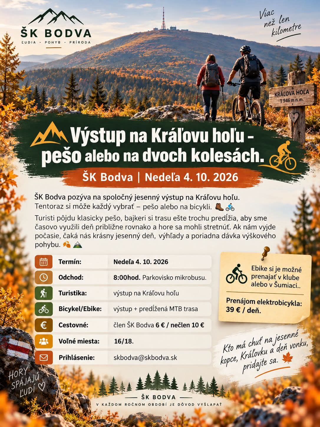 Šk Bodva výstup na Kráľovu hoľu 