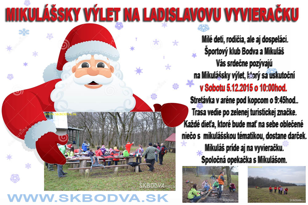 Mikulášsky výlet na Ladislavovu vyvieračku.
