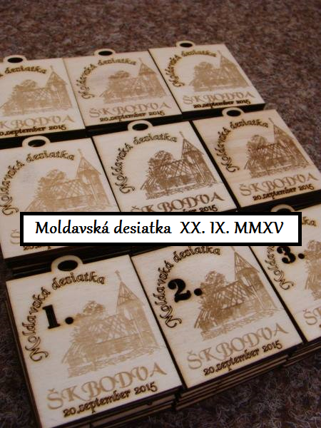 Výsledková listina - Moldavská desiatka